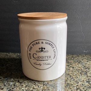 Pier 1 Imports Ceramic Canister NWT